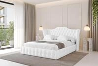 ALTDECOR Polsterbett mit Bettkasten - MODY - 140x200 - Wei&szlig; - Bett ohne Matratze,