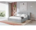 ALTDECOR Polsterbett mit Bettkasten - TEVO - 180x200 - Grau - Bett ohne Matratze,