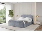 ALTDECOR Polsterbett mit Bettkasten - LERAY-Z - 180x200 - Grau - Bett mit Matratze