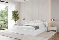 ALTDECOR Polsterbett mit Bettkasten - ZORAN-v1 - 160x200 - Wei&szlig; - Bett mit Matratze