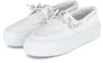 Sperry Damen Bootsschuhe BAHAMA Wei&szlig; Canvas Gr&ouml;&szlig;e: 351/2 - Wei&szlig;