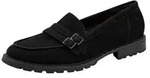 Tamaris Damen Wide FIT Slipper aus Leder, Black Suede, 36 - 36