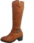 Rieker Damenschuhe Stiefel Rei&szlig;verschluss Braun Freizeit - Braun - 41