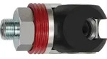 Riegler Schwenk-Sicherheitskupplung NW 11, ISO 6150 C, Stahl, G 1/2 AG