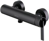 PaulGurkes Duscharmatur Aufputz Matt-Schwarz Duschmischer Serie NOX