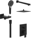 Villeroy & Boch Taro Duschsystem mit Brausehalter, Handbrause und...