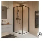 SCHULTE Duscht&uuml;r mit Seitenwand mit Schwenk-Schiebet&uuml;r Sunny ExpressPlus 90 x...