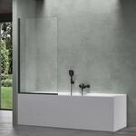 Mai & Mai Duschwand f&uuml;r Badewanne Sicherheitsglas mit NANO-Versiegelung