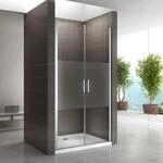 i-flair Duscht&uuml;r 71-74 cm - H&ouml;he: 185 cm, aus teilsatiniertem 6 mm...