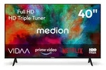 MEDION 100,3 cm (40 Zoll) Full HD Fernseher (Smart-TV, HDR, VIDAA Store, HBO...