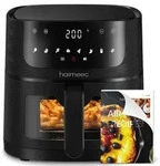 HAIMEEC Airfryer 6L, Hei&szlig;luftfritteuse mit Sichtfenster, Fritteuse ohne &Ouml;l mit S -