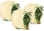 Pflanzen Winterschutzhaube mit Rei&szlig;verschluss 160x240cm Beige 3 St&uuml;ck - Beige