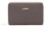 L.CREDI Geldb&ouml;rse Perla Zip Around Wallet Dark Taupe - Taupe/Braun