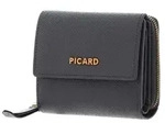 PICARD Leder Geldb&ouml;rse Viora 1 Flap Wallet Granite grau - Grau