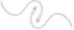 Cellularline KABEL FLEXY 60CM 60W USB C to USB C WEISS, 0,6 m, USB C, USB C, Wei&szlig; -