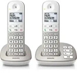 Philips Schnurlostelefon mit Anrufbeantworter XL4951S/38, 50 Eintragungen - Beige