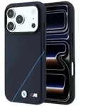 H&uuml;lle f&uuml;r iPhone 18 Pro / 17 Pro, BMW M Reifenprofil-Design, blaue Linie, mit