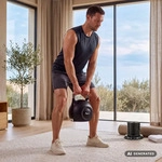KM-Fit Kettlebell verstellbar 2 bis 20 kg 7 Gewichtsstufen Kugelhantel mit...