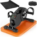 DH FitLife Pedaltrainer mit 16-stufigem Magnetwiderstand, extra leise, Display,