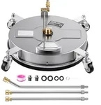 VEVOR Hochdruckreiniger-Oberfl&auml;chenreiniger 419mm Bodenreiniger mit R&auml;dern,