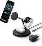 Belkin UltraCharge, Drinnen, AC, Kabelloses Aufladen, 1,5 m, Schwarz - Schwarz