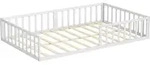 Bodenbett aus Metall Vitalispa Minno Wei&szlig; 205 x 125 cm ohne Matratze, Model...