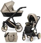 Kinderwagen Kunert Ivento Premium 2in1 - goldene Rahmenfarbe - Farbe: Eco...