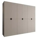 MIRJAN24 Kleiderschrank Espresso 240, Kleiderschrank, Garderobe (Farbe:...