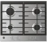 Hoover H-HOB 300 GAS HMK6GRK3X NL, Edelstahl, Integriert, 59.5 cm, Gaskochfeld,