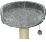 XL Kratzbaum-Liegeplatz &ndash; Softrand & Spielball &ndash; &Oslash; 46 cm -