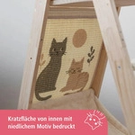 Kerbl 86266, Katzenkratzbaum, Freistehend, Beige, Sisal, 395 mm, 750 mm - Beige