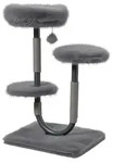 Fudajo Urban Compact 99 cm Kratzbaum grau, U-f&ouml;rmiger Katzenbaum mit...