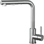 KitchenQuality K&uuml;chenarmatur 31 cm hoch aus Edelstahl, ausziehbar & 360&deg;...