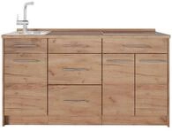 K&uuml;chenblock Vicco Fame-Line Goldkraft Eiche 150 cm, AP Eiche, Model 65416