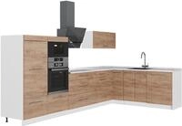 Eckk&uuml;che Vicco Fame-Line Goldkraft Eiche 347 x 207 cm ohne Arbeitsplatte, Model