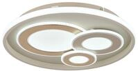 LED Deckenleuchte JENA, sandfarben, CCT-Switch, D 42 cm - Silber