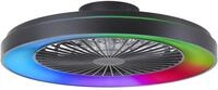 Brilliant G93870/06 Mazzaro LED Deckenleuchte 57,6 cm schwarz Kunststoff...