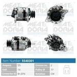 MEAT & DORIA 5540301 Lichtmaschine Generator LiMa 55A 14V f&uuml;r VW Taro Pickup...
