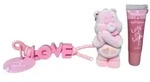 essence Care Bears Lipgloss More Fun Please + Schl&uuml;sselanh&auml;nger LOVE B&auml;r...