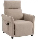 HOMCOM Relaxsessel, TV-Sessel mit Massage & W&auml;rme, Braun - Braun