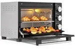HOMCOM Mini Backofen mit Umluft, Drehspie&szlig;, 36L 90&ndash;230&deg;C 60 Min. Timer,
