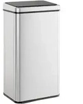 HOMCOM Sensor M&uuml;lleimer 50L Automatischer M&uuml;lleimer mit Soft-Close-Deckel -...