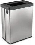 Curver Verto Recycle 54L M&uuml;lleimer f&uuml;r K&uuml;che, zwei F&auml;cher, einfache Sortierung, -