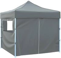 vidaXL Party-Zelt 291 x 291 x 315 cm Anthrazit Oxford-Stoff