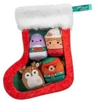 Squishmallows|Jazwares Weihnachts Pl&uuml;sch-Socke inkl. 4 Micromallows