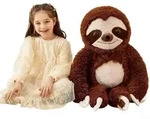 Gro&szlig;es Faultier Kuscheltier 78cm Pl&uuml;schtier Geschenk f&uuml;r Kinder