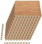 vidaXL Pool Bodenschutzmatte 50 stk. Holz 18 m2 EVA-Schaum