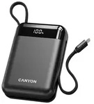 Canyon Powerbank Onpower 204, 20000 mAh, Schwarz - Schwarz