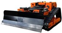 Ferngesteuerter Motor-Rasenm&auml;her CW-500 Plus Orange B&ouml;schungsm&auml;her mit Schneepflug