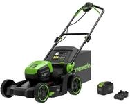 Greenworks LM4602SA1 Akku-Rasenm&auml;her 2x24V, 46 cm Schnittbreite